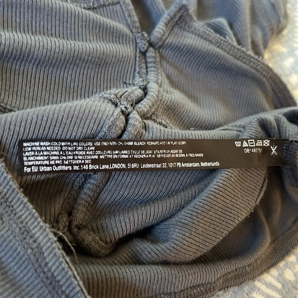 URBAN OUTFITTERS Cozy Lounge Shorts Set in Charcoal | S M - Picture 5 of 7